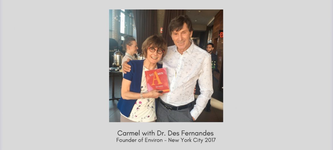 Carmel with Dr Des Fernandes